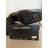 Dolce & Gabbana Slippers/Ballerinas Jeans fabric in Black