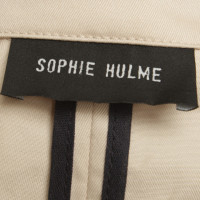Sophie Hulme Trench con maniche in pelle