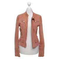 D&G Leather jacket in orange-brown