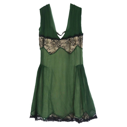Twinset Milano Kleid aus Seide in Grün