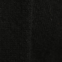 Velvet Cashmere cardigan in black