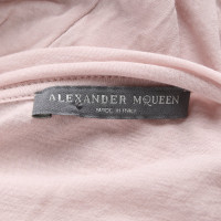 Alexander McQueen Oberteil aus Baumwolle in Rosa / Pink