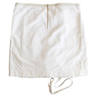 Brunello Cucinelli Rok met Leren detail