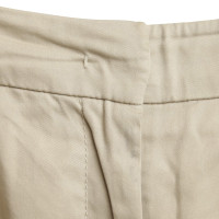 Max Mara Pantalon en coton beige