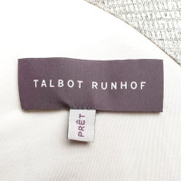 Talbot Runhof Jurk in metallic look