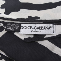 Dolce & Gabbana motifs écharpe de soie
