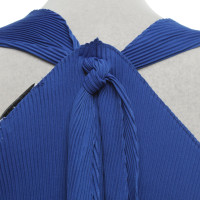 Sandro Top with pleats in royal blue