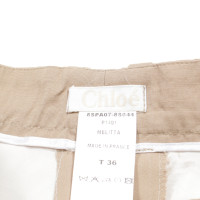 Chloé Trousers in Beige