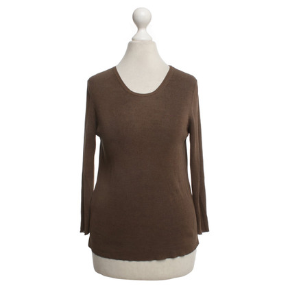 Jil Sander Silk sweater in brown