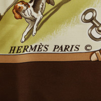 Hermès Silk cloth with print motif