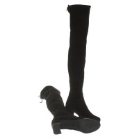 Stuart Weitzman Boots Suede in Black