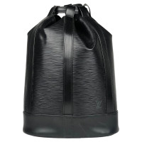 Louis Vuitton Backpack Leather in Black