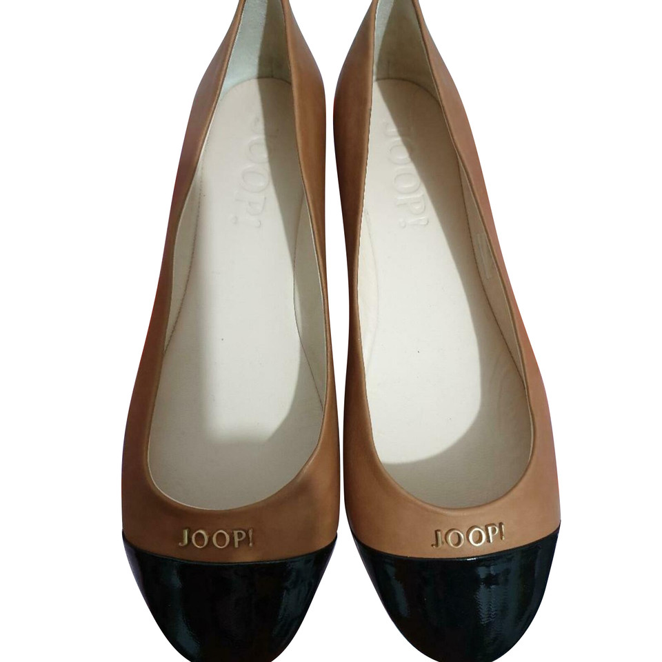 Joop! Slippers/Ballerinas Leather in Ochre