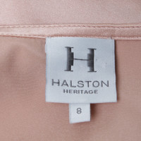 Halston Heritage top in seta in Rosé