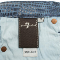 7 For All Mankind Jeans Skinny in blu