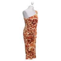 Max Mara One-shoulder dress with pattern print