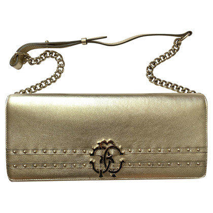 Roberto Cavalli Shoulder bag Leather in Gold