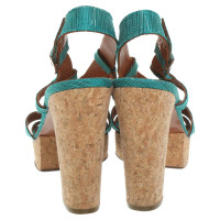 Lanvin Sandals in turquoise