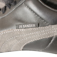 Jil Sander chaussures de sport en cuir