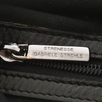 Strenesse Handbag Leather in Black