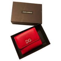 Dolce & Gabbana Borsette/Portafoglio in Pelle in Rosso