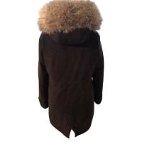 Woolrich Jacket/Coat Wool in Khaki