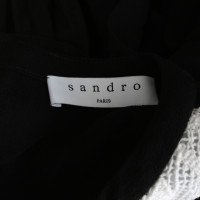 Sandro Dress in black and white