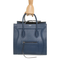 Céline Phantom Luggage en Cuir en Bleu