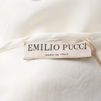 Emilio Pucci Oberteil aus Seide in Weiß