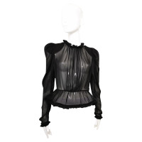 Magda Butrym Top Silk in Black