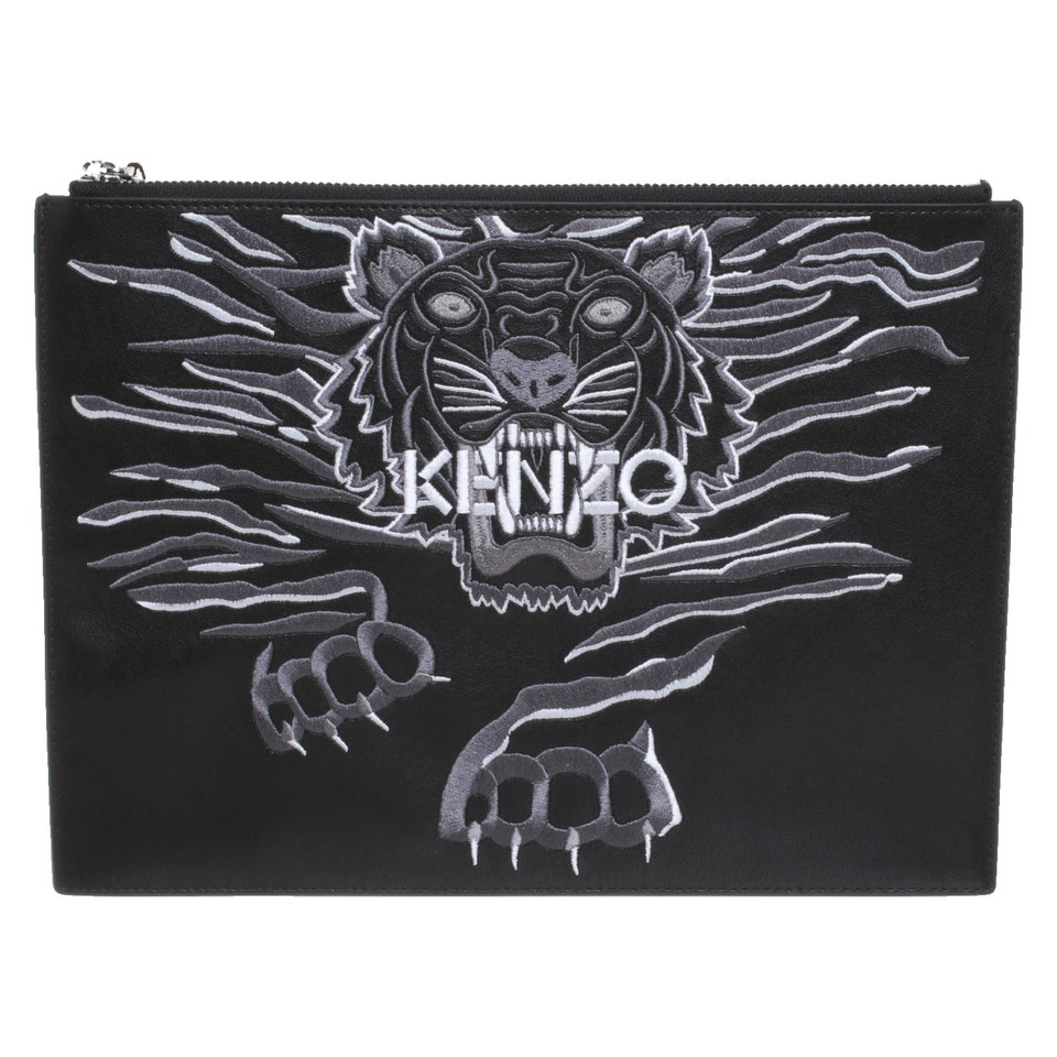 Kenzo Pochette in Pelle in Nero