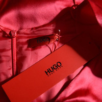 Hugo Boss roze zijden jurk