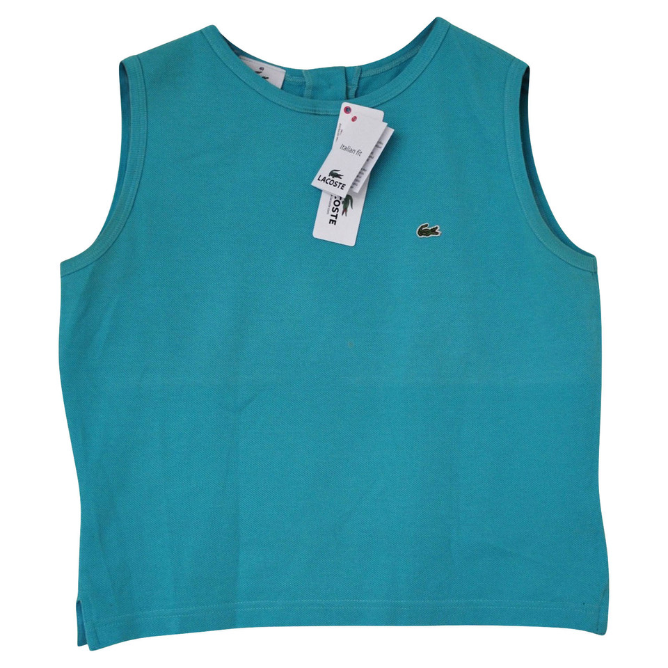 Lacoste Knitwear Cotton in Turquoise