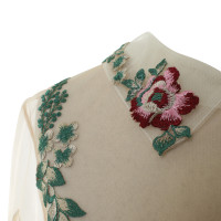 Marchesa Dress with floral embroidery
