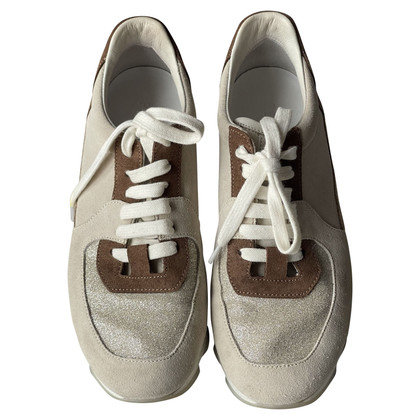 Peserico Trainers Suede in Beige