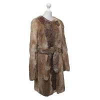 Antik Batik Jacke/Mantel aus Pelz