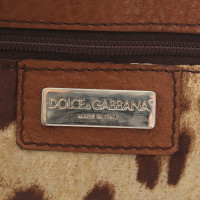 Dolce & Gabbana Sac en cuir marron