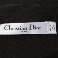 Christian Dior Cardigan con bordi in pizzo