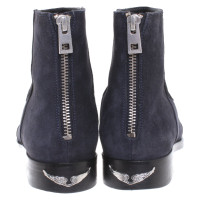 Zadig & Voltaire Ankle boots Suede in Blue