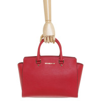 Michael Kors Handbag Leather in Red