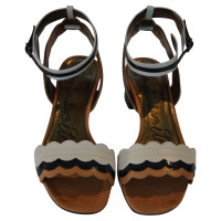 Lanvin Sandals in black and white