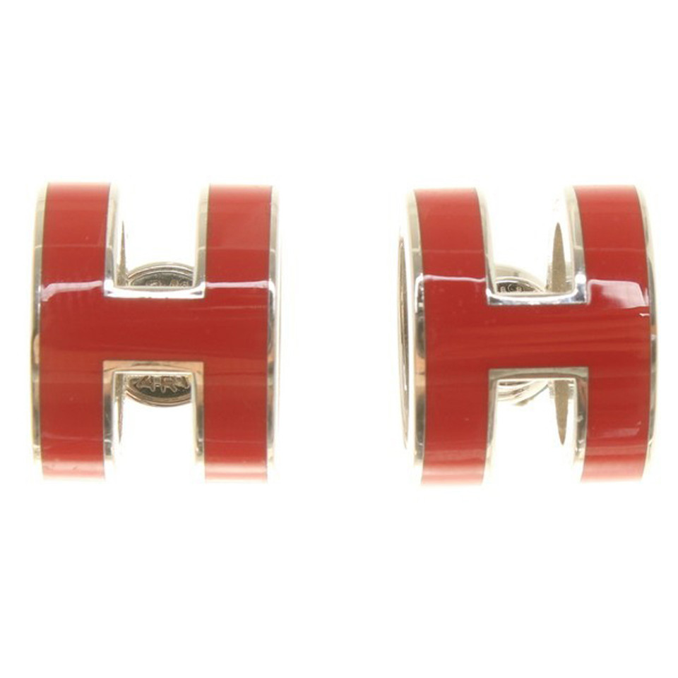 Hermès Earrings in bicolour