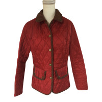 Barbour Quilted Jacket in red