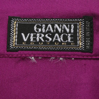 Gianni Versace Bière rouge Wickelbluse