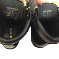 Balmain Leather Ankle Boots 38 EU