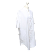 Acne Kleid aus Baumwolle in Weiß
