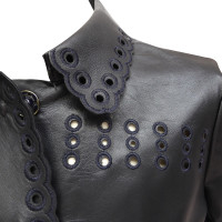 Valentino Garavani Leather jacket with cut outs
