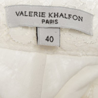 Valerie Khalfon  Pantalone bianco pizzo 40