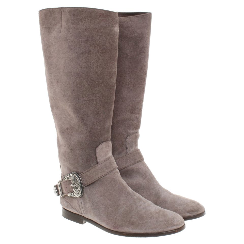 Etro Suede boots in grey