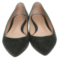 Gianvito Rossi Chaussons/Ballerines en Daim en Vert